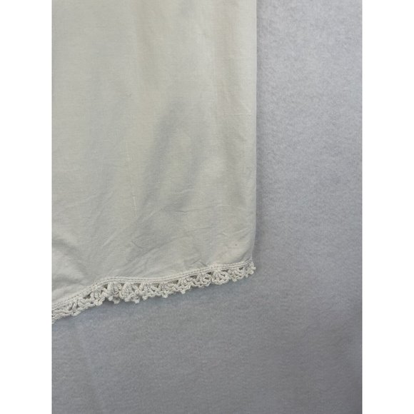 Vintage Hand Embroidered Pillowcase Hand Crocheted Lace Trim Southern Belle - Picture 7 of 12